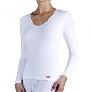 Impetus - Camiseta interior térmica de mujer de manga larga con escote de pico