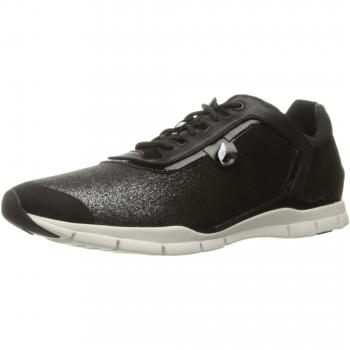 Geox D Sukie B, Scarpe da Ginnastica Basse Donna, Schwarz