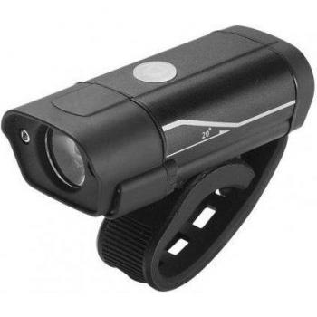 USB Rechargeable Waterproof Bike Head Lamp with 85-degree Beam