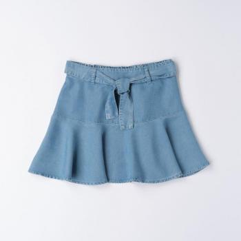 Gonna ragazza in jeans con cintura Stone Bleach