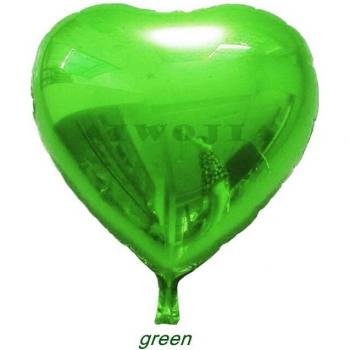 10-Inch Heart Foil Balloons - 5 Pack for Party Decorations