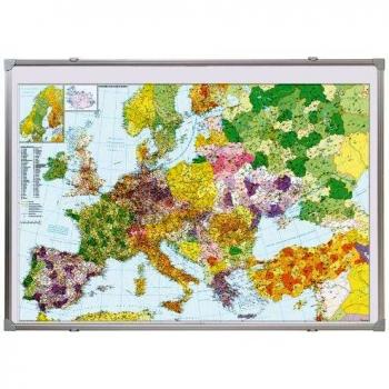 FRANKEN Europakarte magnethaftend (B)1.400 x (H)1.000 mm Speditionsversand