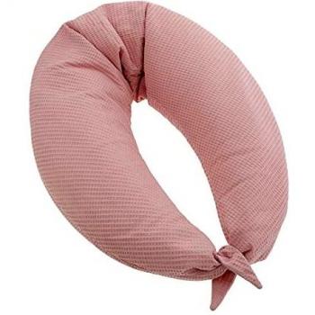 Cuscino Allattamento Luna 80x185x16 cm Forest Rosa