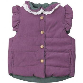 Veste d'automne 4T sans manches pour petites filles