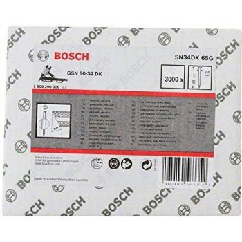Bosch Accessories 2608200006 Chiodi a strisce SN34DK Dimensione del prodotto, lunghezza 65 mm 3000 pz