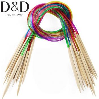 D&D 18-Piece Bamboo Knitting Needles Set