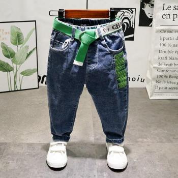 Pantalon Denim Décontracté Printemps/Automne pour Garçons 2-7 Ans