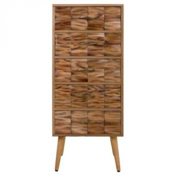 WANDERLUST DECO Sinfonier de madera marrón 44x38x108