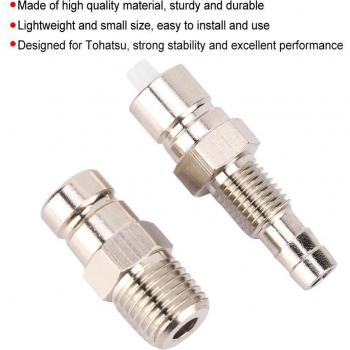 2pcs Stainless Steel Outboard Fuel Connector Male 3E0-40270-0 3B2-70260-1 for Tohatsu