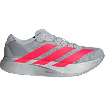 Adizero Evo SL Running Shoe – Silver Metallic & Lucid Red – UK 9 Men