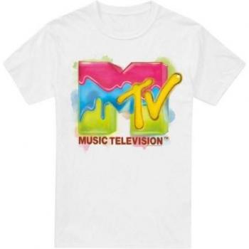Pittura MTV T-Shirt Uomo XXL Bianco