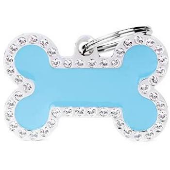 Medaglietta Glam Osso L smaltato con strass Svaroski