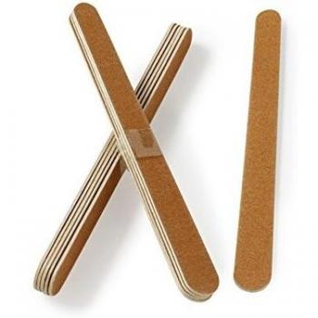 Manicure File Set with 10 Emery Boards - 12cm Each