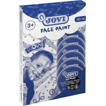 Estuche de Pintura Facial JOVI 6 Botes 8ml Color Negro