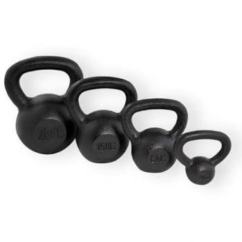 Kettlebell Vinilo Negro 12 Kg