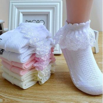 Princess Lace Ruffle Ankle Socks