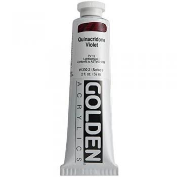 Golden Heavy Body Acrylic Paint 59ml in Quinacridone Violet Series 6