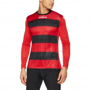 Joma Europa III Herren Langarm T-Shirt M Schwarz Rot