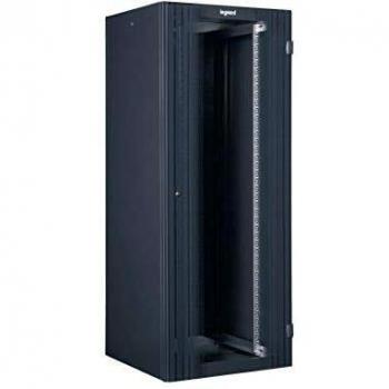 Armadio Rack Legrand 33U 1626x600x600 con porta in vetro e 2 montanti RAL 7016