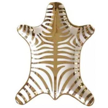 Zebra Pattern Decorative Dish