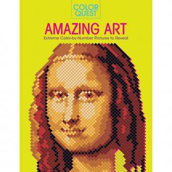 Color Quest : Amazing Art: Extreme Color-By-Number Pictures to Reveal, by Lauren Farnsworth