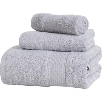 Absorbent Cotton Towel Trio - Hands, Face & Body