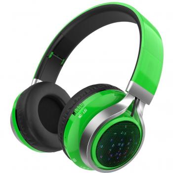 Headphone Wireless Excelvan Stereo con LED Pieghevole, Regolazione Extra Bass – Compatibile Cellulare, Laptop, PC