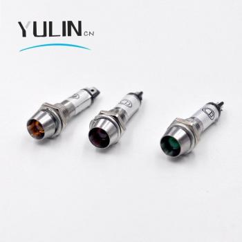 XD10-1 10mm Metal Panel Mount LED Indicator Light - Green