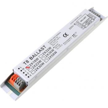 T8 Fluorescent Lamp Ballast 220-240V AC 2x30W