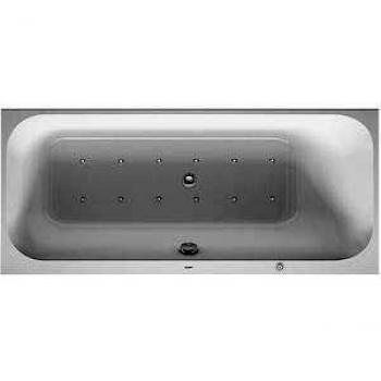 DURAVIT Bañera de hidromasaje Happy D.2 170x70 cm 150 litros respaldo inclinado derecha