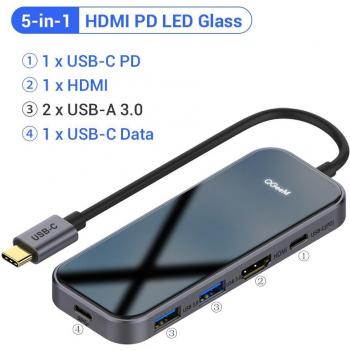 QGeeM USB Type-C Hub 3.0 Adapter