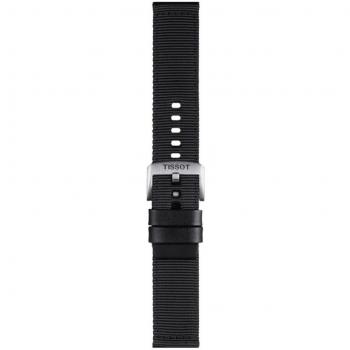 Tissot Uhrenarmband Textil Schwarz 22 mm T852.046.769