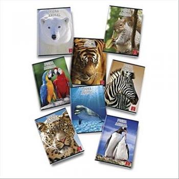 Quaderno 42 fogli PIGNA Animal A4 a righe 0A con margine assortiti 02307650A