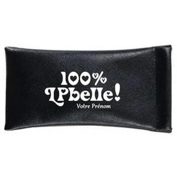 Housse Étui Lunettes Noir LPBelle 100 % Personnalisé