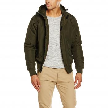 Abrigo Dickies Cornwell para Hombre, Impermeable, Verde (Olive Green)