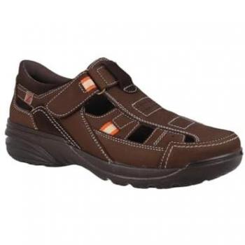 Sandália LUISETTI Bronx 16250ST Marrón com Velcro