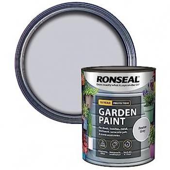 Ronseal 39443 Garden Paint Pewter Grey 750ml