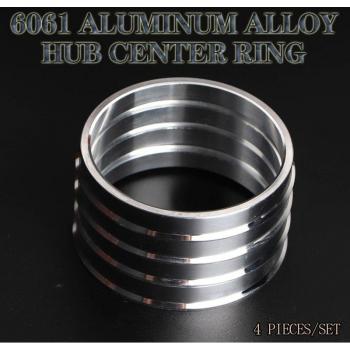 Juego de Anillos Centrados de Aluminio 4 Unidades