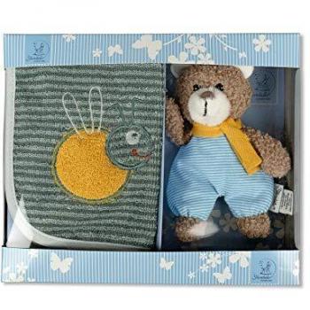 Set Regalo Sterntaler Ben con Sonaglio, Bavaglino e Mini Giocattolo