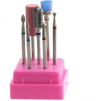 Kit 7 Fraises Diamant Rainbow Manucure