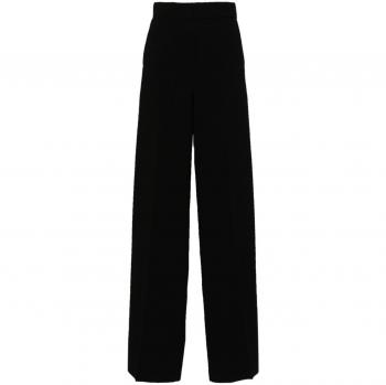 Max Mara Elegant Black Pianoforte Trousers | Size S