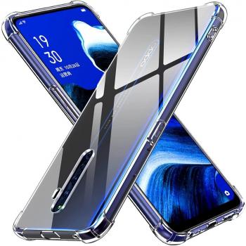 Oppo Reno2 Z Bumper Case in Crystal Clear mit Screen Guard