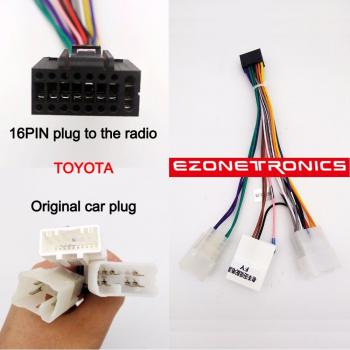 Toyota Etios 9 Inch Facia Panel voor Dubbel Din Radio