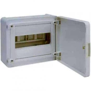 HAGER VS108PE | Cuadro eléctrico superficie golf VF con 1 fila 8 módulos opaca blanca+regleta