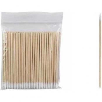 Micro brosses en bois jetables pour colle à cils, 100/300 pièces
