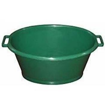 EDA Plastiques Baquet Ovale Plastique Vert 70 L