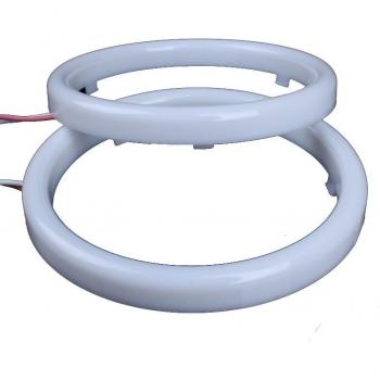 Auto Heiligenschein Ringe 80mm LED 12V Weiß