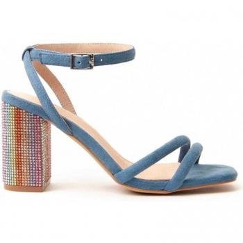 Sanndarey7 Damen Sandalen Blau