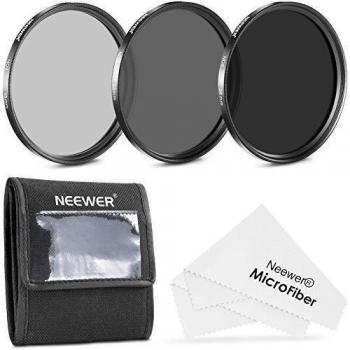 Neewer® 58MM Filtro de densidad neutra Kit (ND2 ND4 ND8)