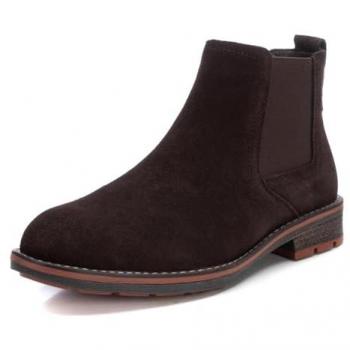 XTI 143265 Botines para hombre marrón oscuro en sintético 83210